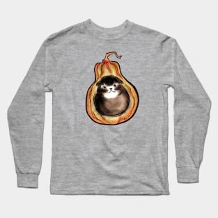 Cat in the pumpkin Long Sleeve T-Shirt